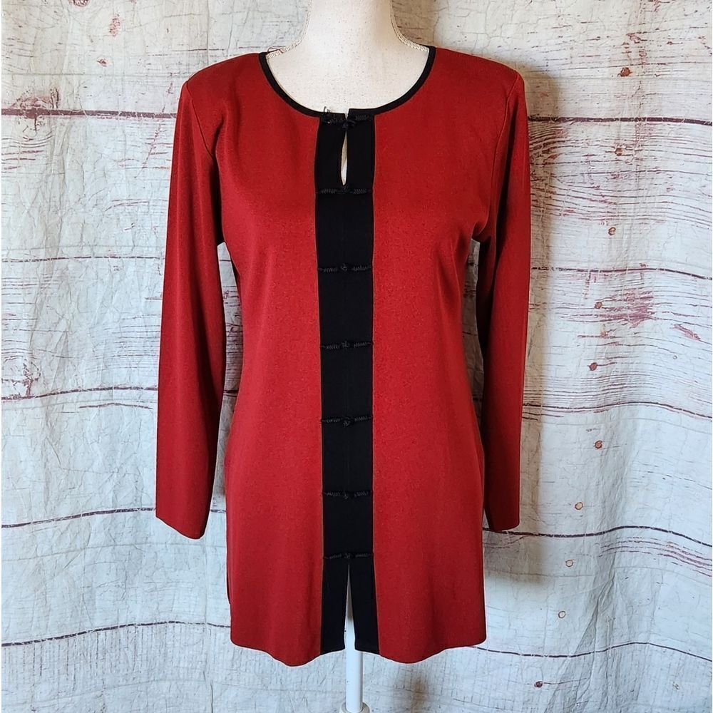 Misook Asian Style Tunic Size Small